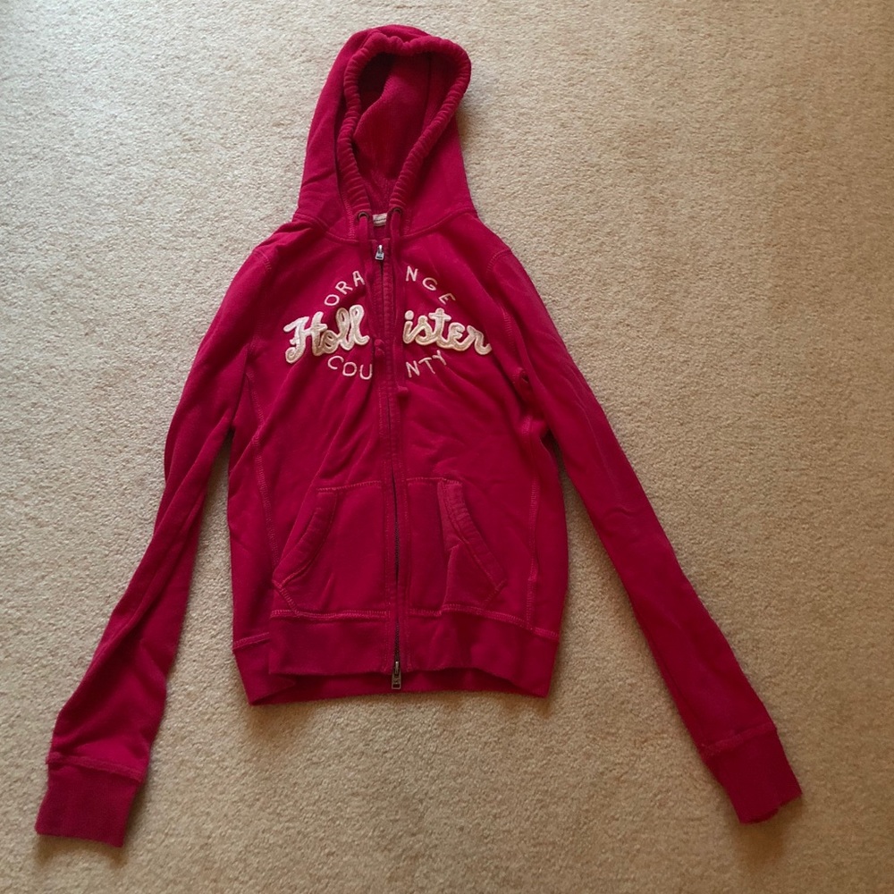 Hollister (size small) zip-up hoodie